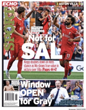 Liverpool Echo Backpage