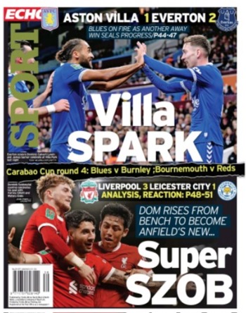 Liverpool Echo Backpage