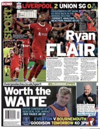 Liverpool Echo Backpage