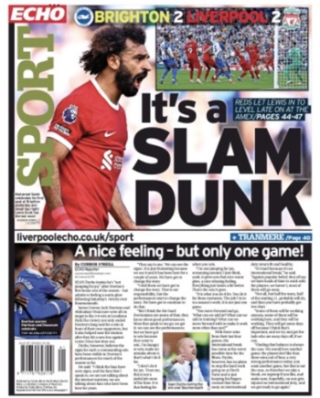 Liverpool Echo Backpage