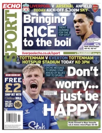 Liverpool Echo Backpage