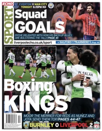 Liverpool Echo Backpage