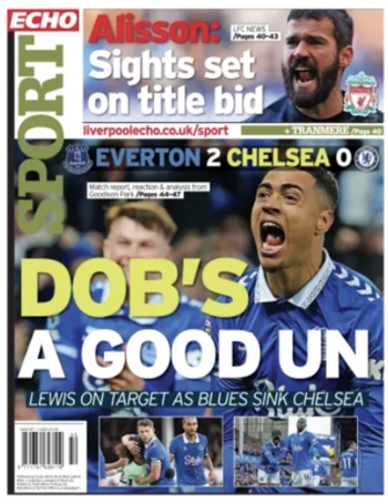 Liverpool Echo Backpage