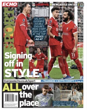 Liverpool Echo Backpage
