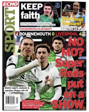 Liverpool Echo Backpage