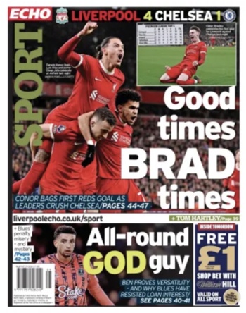 Liverpool Echo Backpage