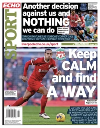 Liverpool Echo Backpage