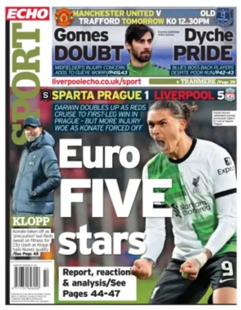Liverpool Echo Backpage