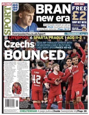 Liverpool Echo Backpage