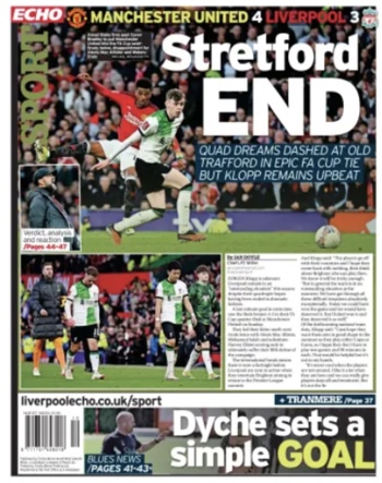 Liverpool Echo Backpage