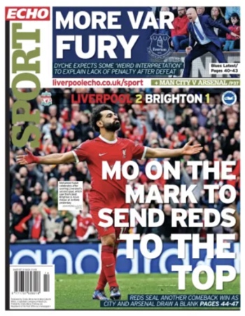 Liverpool Echo Backpage