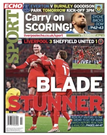 Liverpool Echo Backpage