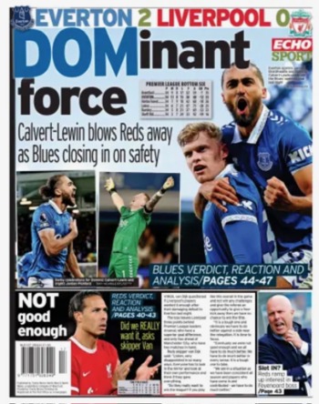 Liverpool Echo Backpage