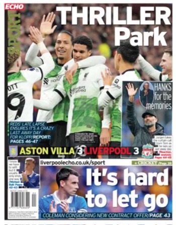 Liverpool Echo Backpage