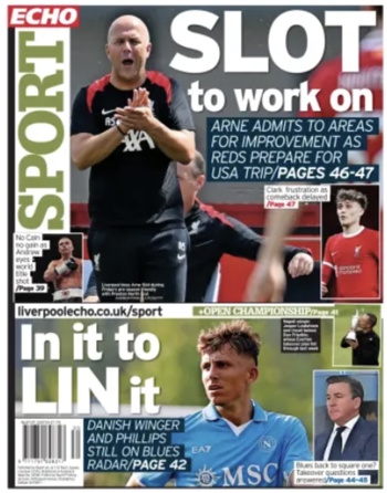 Liverpool Echo Backpage
