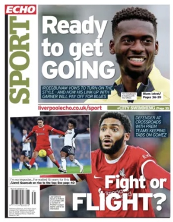 Liverpool Echo Backpage