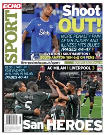 Liverpool Echo Backpage