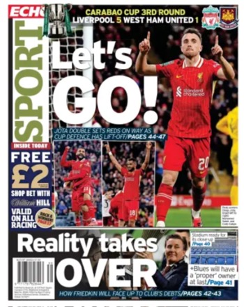 Liverpool Echo Backpage