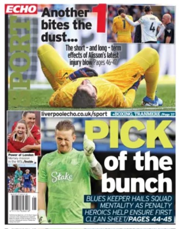 Liverpool Echo Backpage