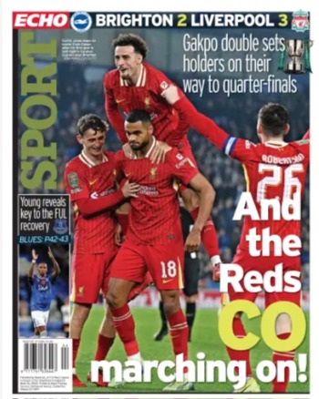 Liverpool Echo Backpage