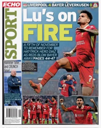 Liverpool Echo Backpage