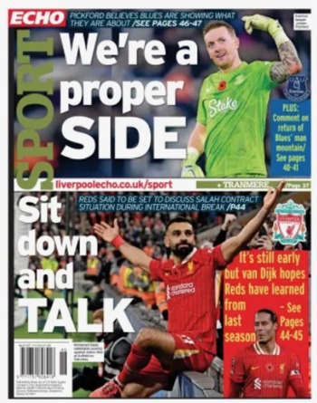 Liverpool Echo Backpage
