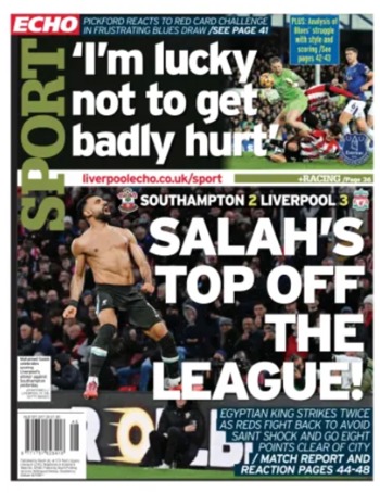 Liverpool Echo Backpage