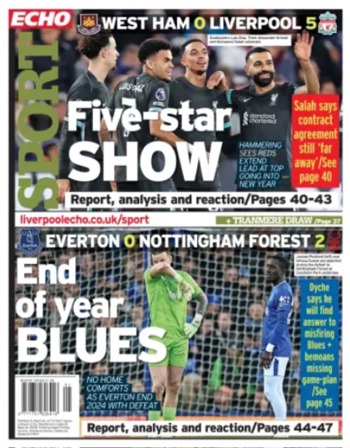 Liverpool Echo Backpage