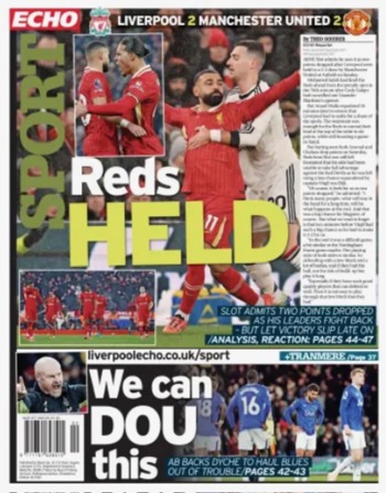 Liverpool Echo Backpage