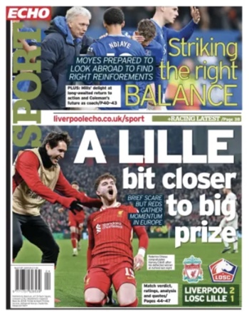 Liverpool Echo Backpage