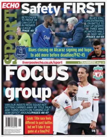 Liverpool Echo Backpage