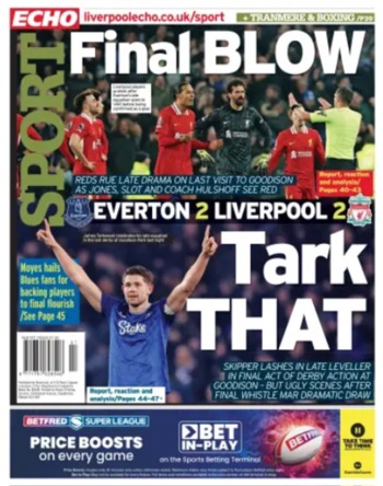 Liverpool Echo Backpage