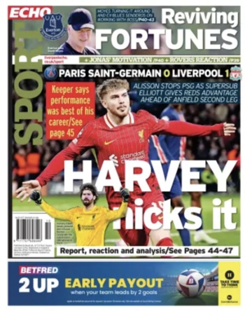 Liverpool Echo Backpage