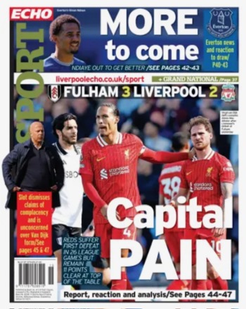 Liverpool Echo Backpage