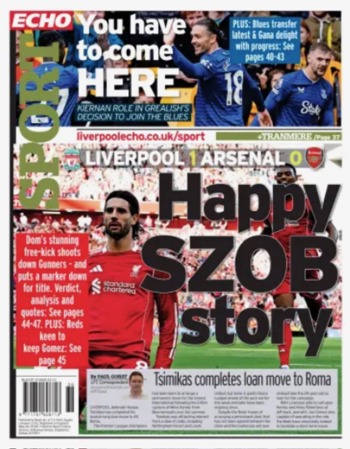 Liverpool Echo Backpage