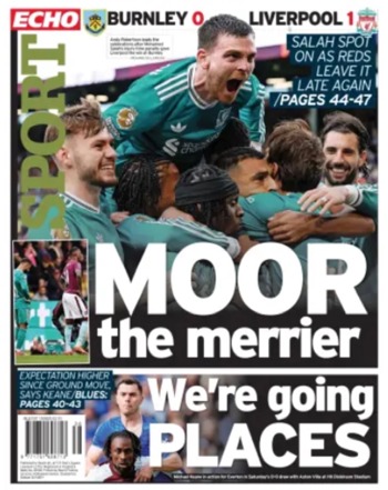 Liverpool Echo Backpage