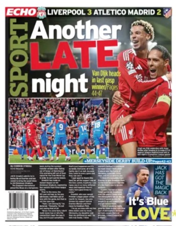 Liverpool Echo Backpage