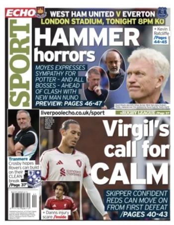 Liverpool Echo Backpage