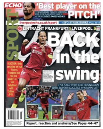 Liverpool Echo Backpage