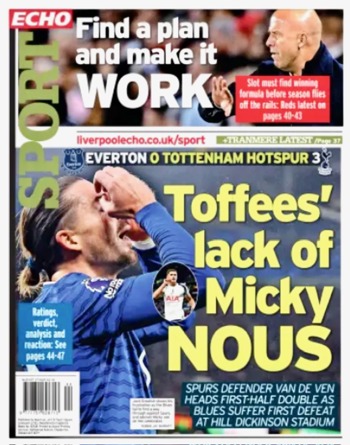 Liverpool Echo Backpage
