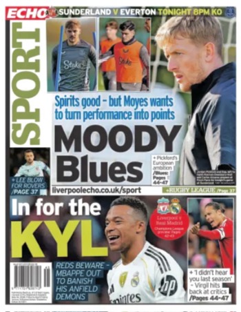 Liverpool Echo Backpage