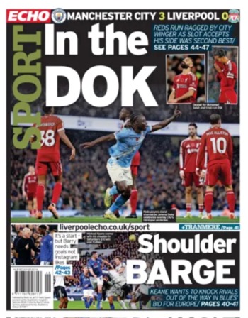 Liverpool Echo Backpage