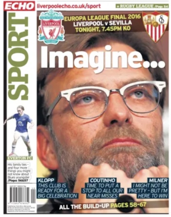 Liverpool Echo Backpage (Before match)