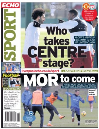 Liverpool Echo Backpage (Before)