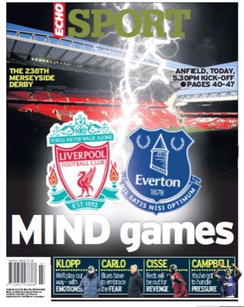 Liverpool Echo Backpage (Before match)