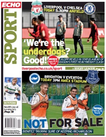 Liverpool Echo Backpage (Before)
