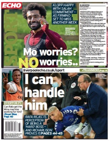 Liverpool Echo Backpage (Before match)