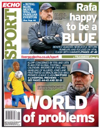 Liverpool Echo Backpage (Before)