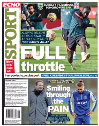 Liverpool Echo Backpage (Before)
