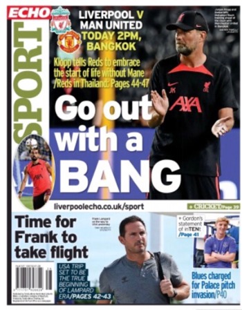 Liverpool Echo Backpage (Before match)
